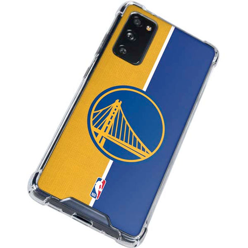 NBA Golden State Warriors Canvas Galaxy S20 FE Clear Case
